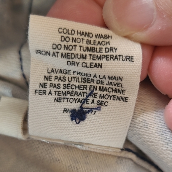 Ulla Johnson Blue and White Greer Floral Print Wide-leg Jeans - Size 8 - Picture 10 of 11